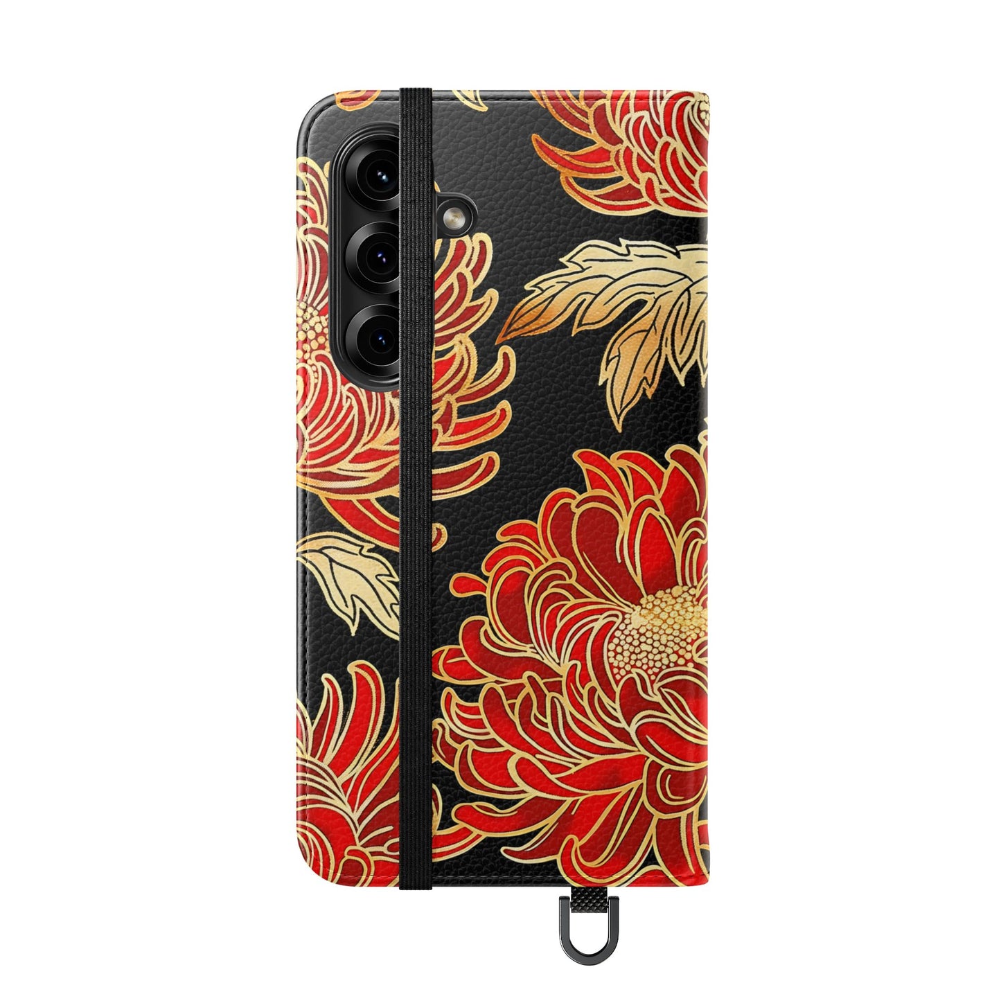 Ember Petals – Vegan Leather Wallet Samsung Case