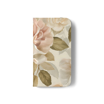 Soft Rose Elegance – iPhone Wallet Case
