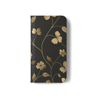 Golden Elegance – iPhone Wallet Case