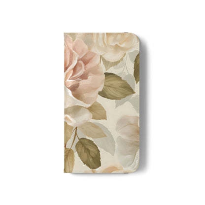 Soft Rose Elegance – iPhone Wallet Case