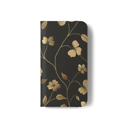 Golden Elegance – iPhone Wallet Case
