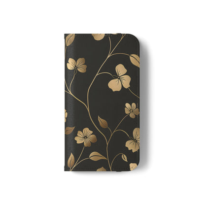 Golden Elegance – iPhone Wallet Case