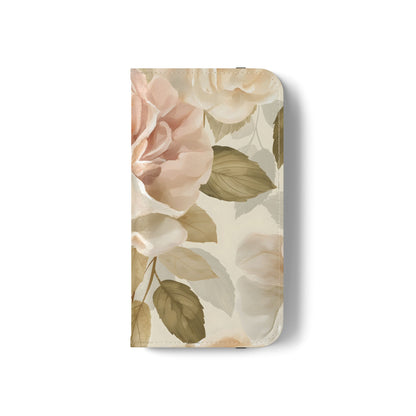 Soft Rose Elegance – iPhone Wallet Case