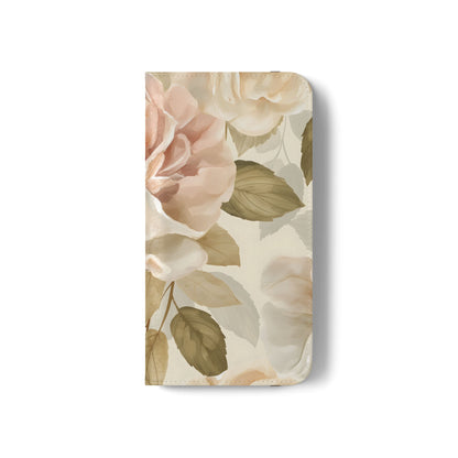 Soft Rose Elegance – iPhone Wallet Case