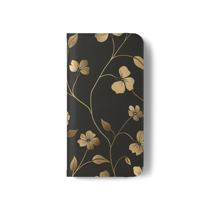 Golden Elegance – iPhone Wallet Case