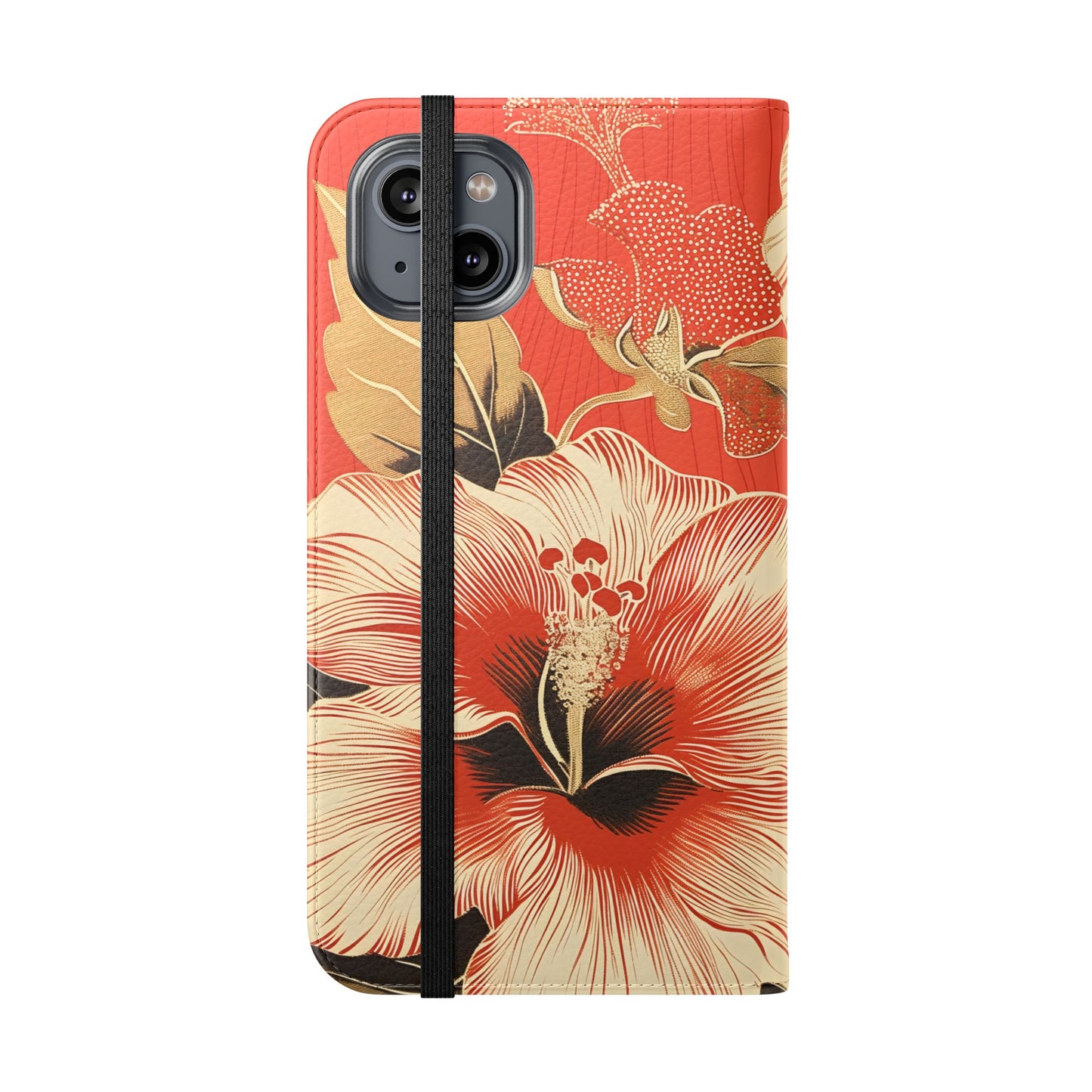 Golden Hibiscus – iPhone Wallet Case