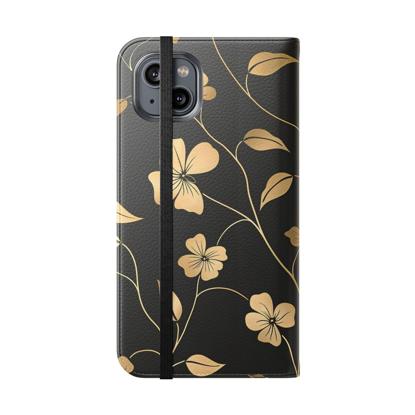 Golden Elegance – iPhone Wallet Case