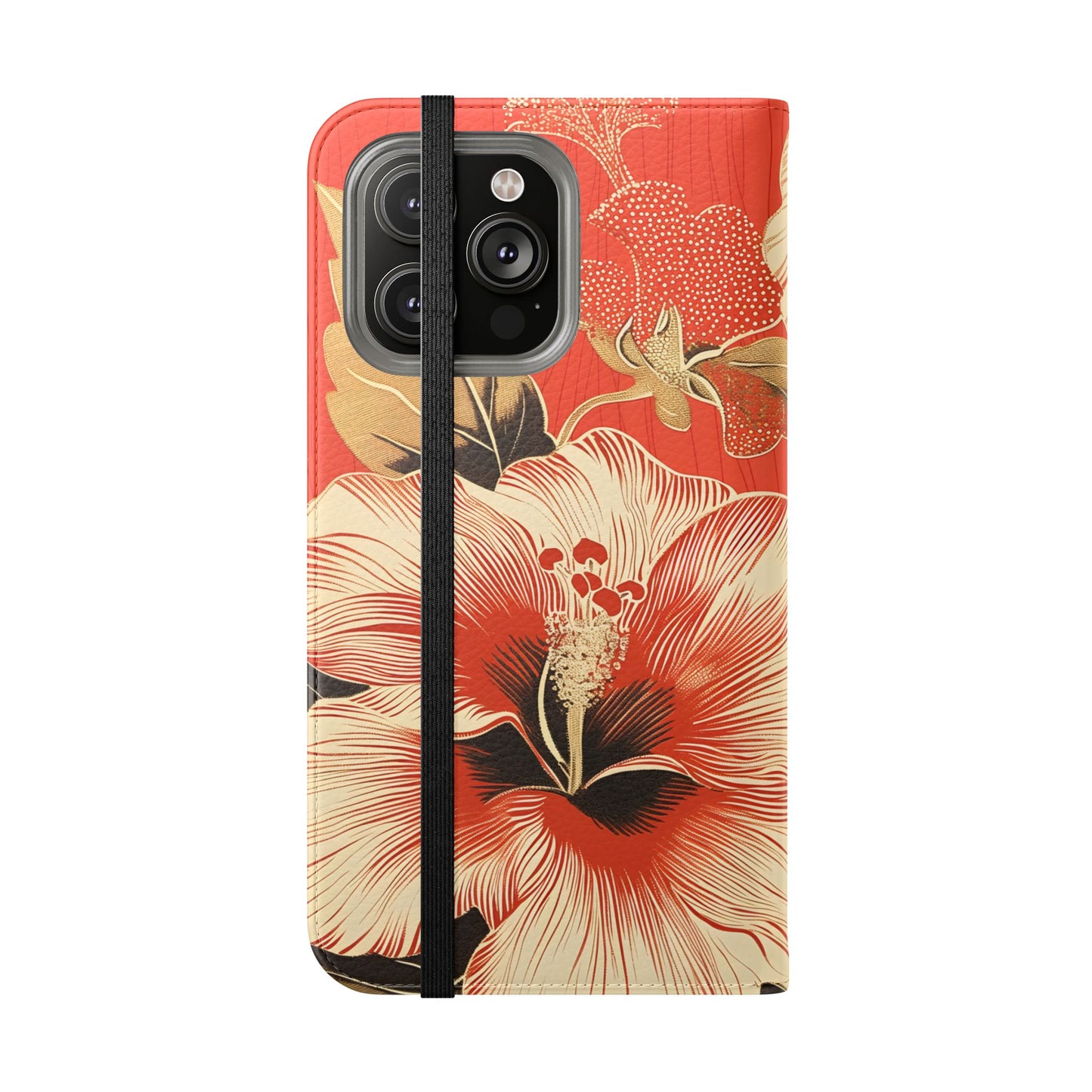Golden Hibiscus – iPhone Wallet Case