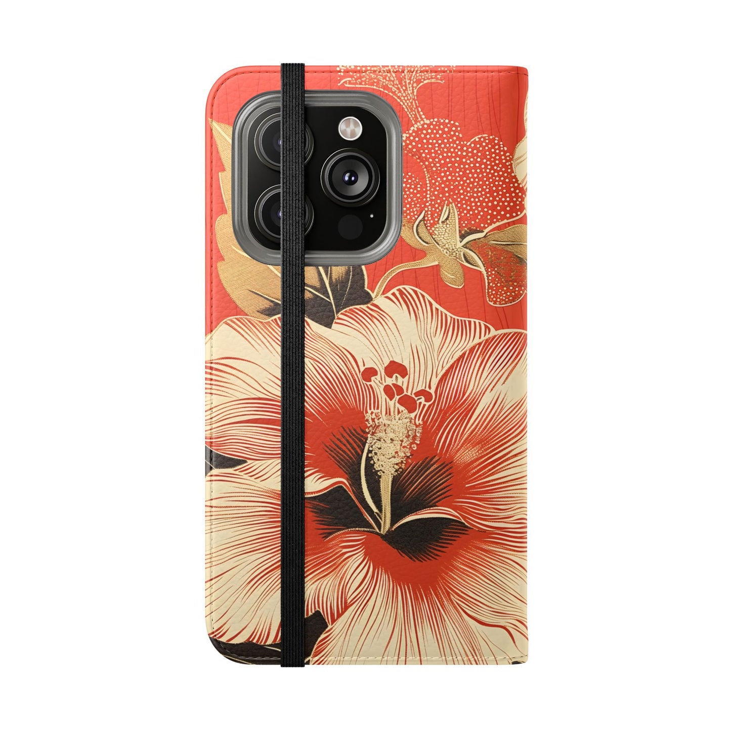 Golden Hibiscus – iPhone Wallet Case