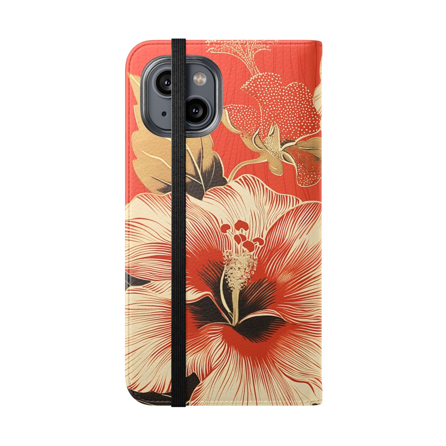 Golden Hibiscus – iPhone Wallet Case