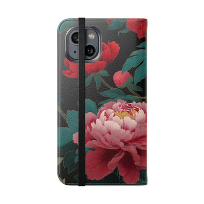 Blooming Peony – iPhone Wallet Case