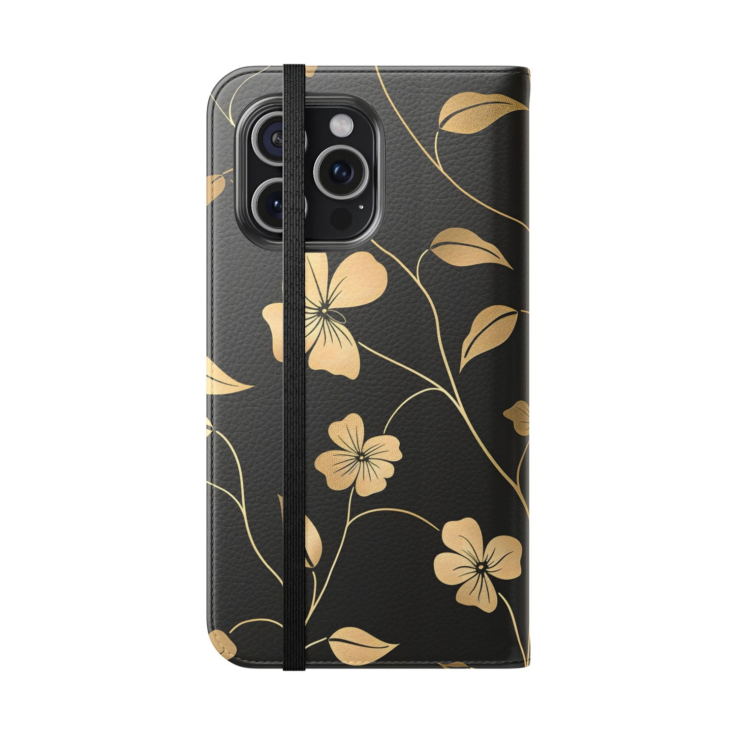Golden Elegance – iPhone Wallet Case