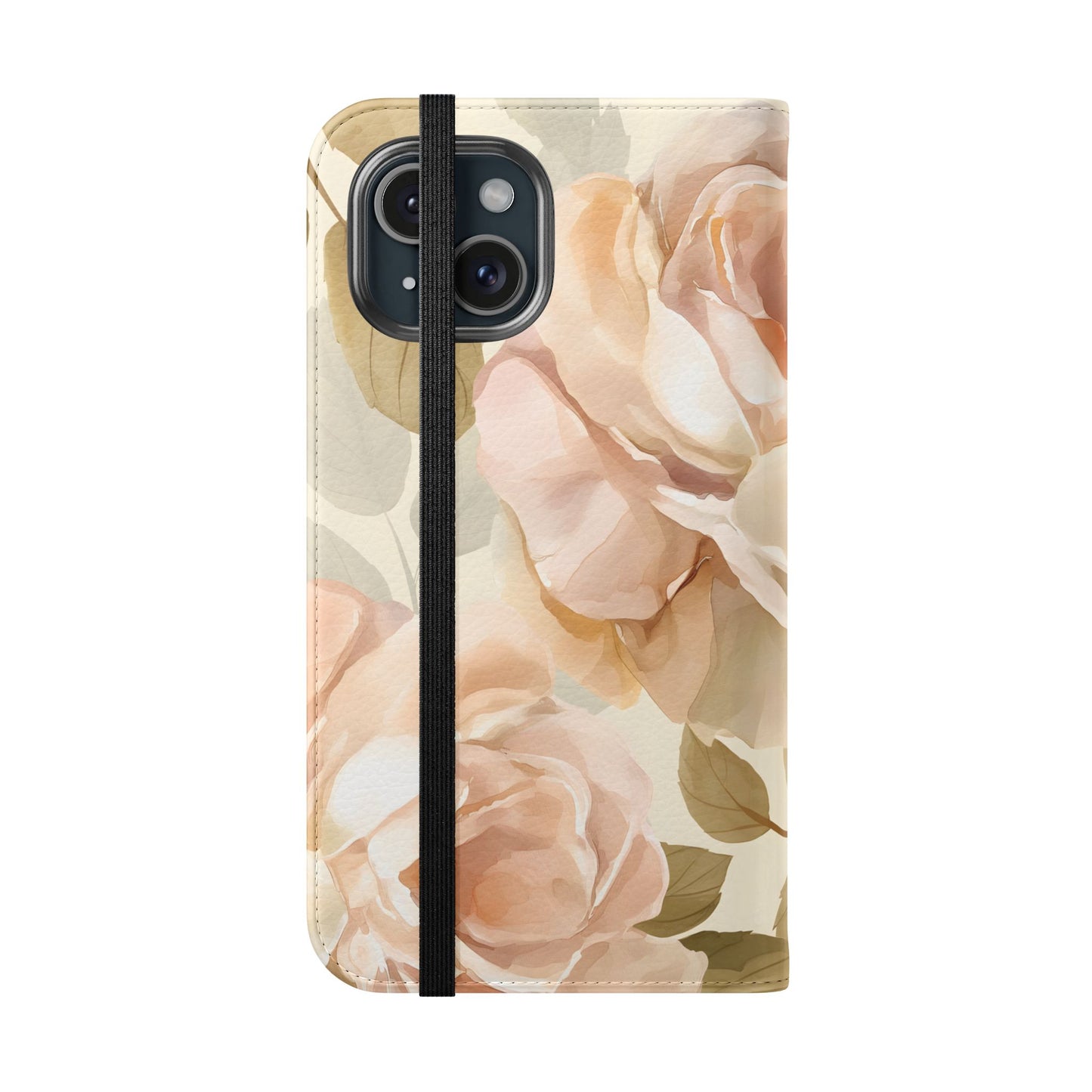Soft Rose Elegance – iPhone Wallet Case