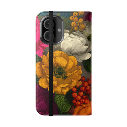 Midnight Bloom – iPhone Wallet Case