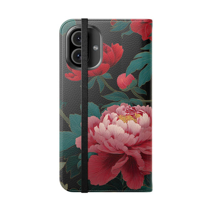 Blooming Peony – iPhone Wallet Case