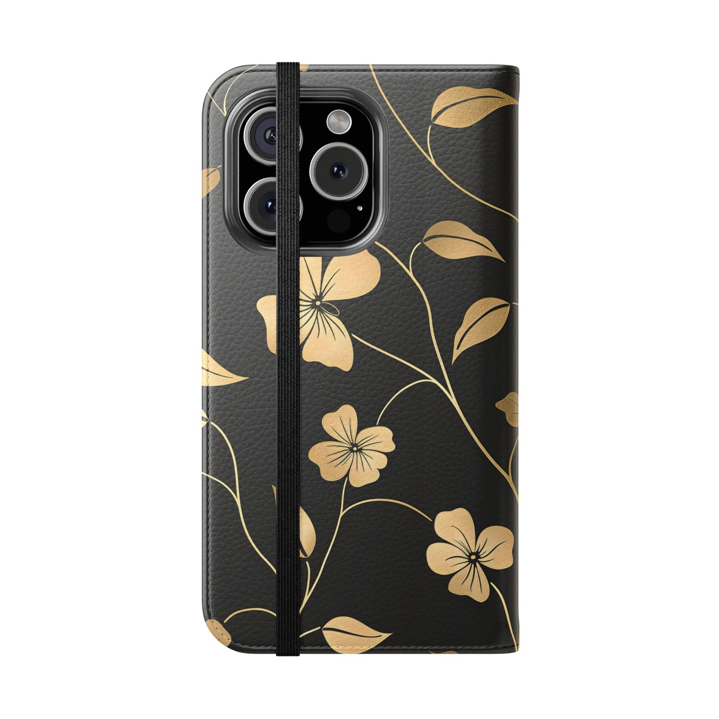 Golden Elegance – iPhone Wallet Case