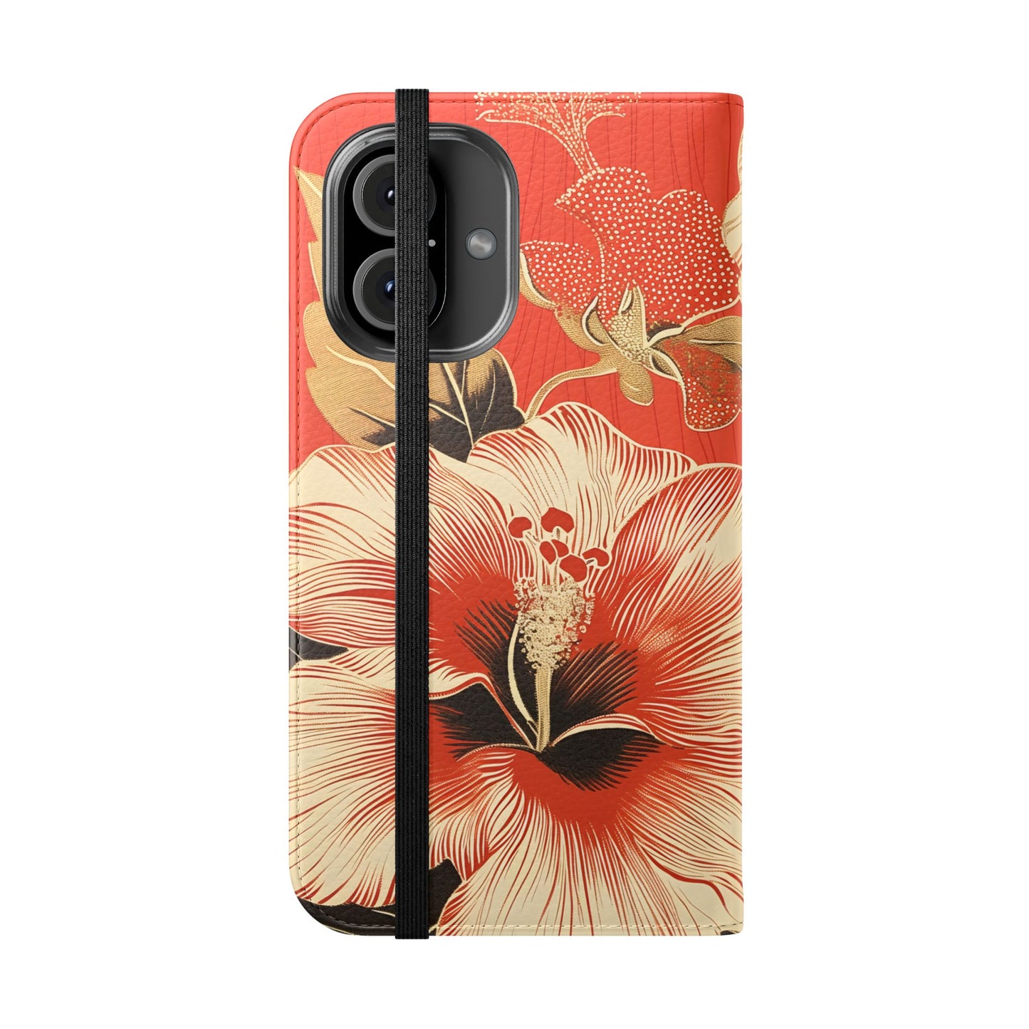 Golden Hibiscus – iPhone Wallet Case