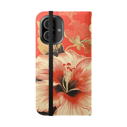 Golden Hibiscus – iPhone Wallet Case