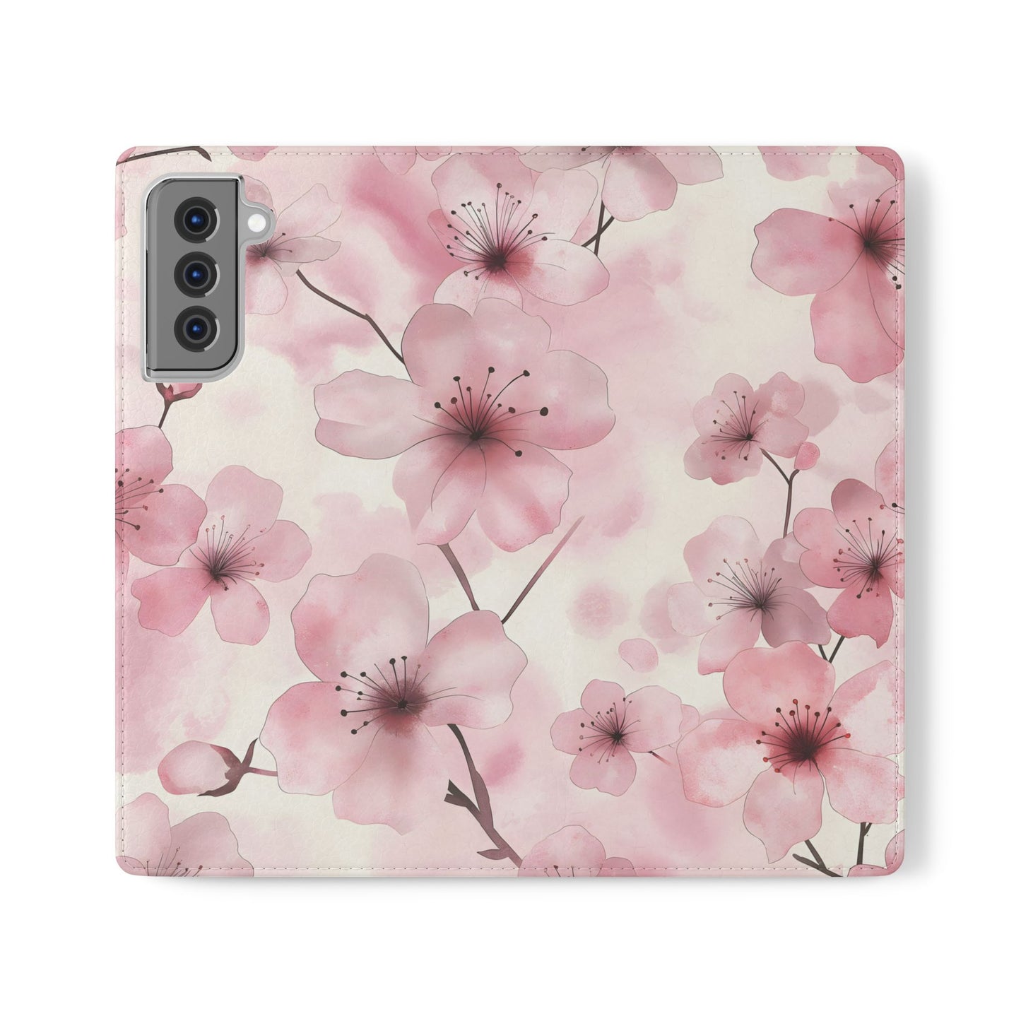 Sakura Veil – Vegan Leather Wallet Samsung Case