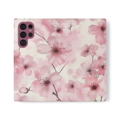 Sakura Veil – Vegan Leather Wallet Samsung Case