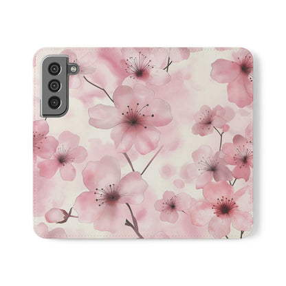 Sakura Veil – Vegan Leather Wallet Samsung Case