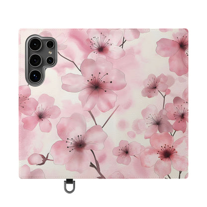 Sakura Veil – Vegan Leather Wallet Samsung Case