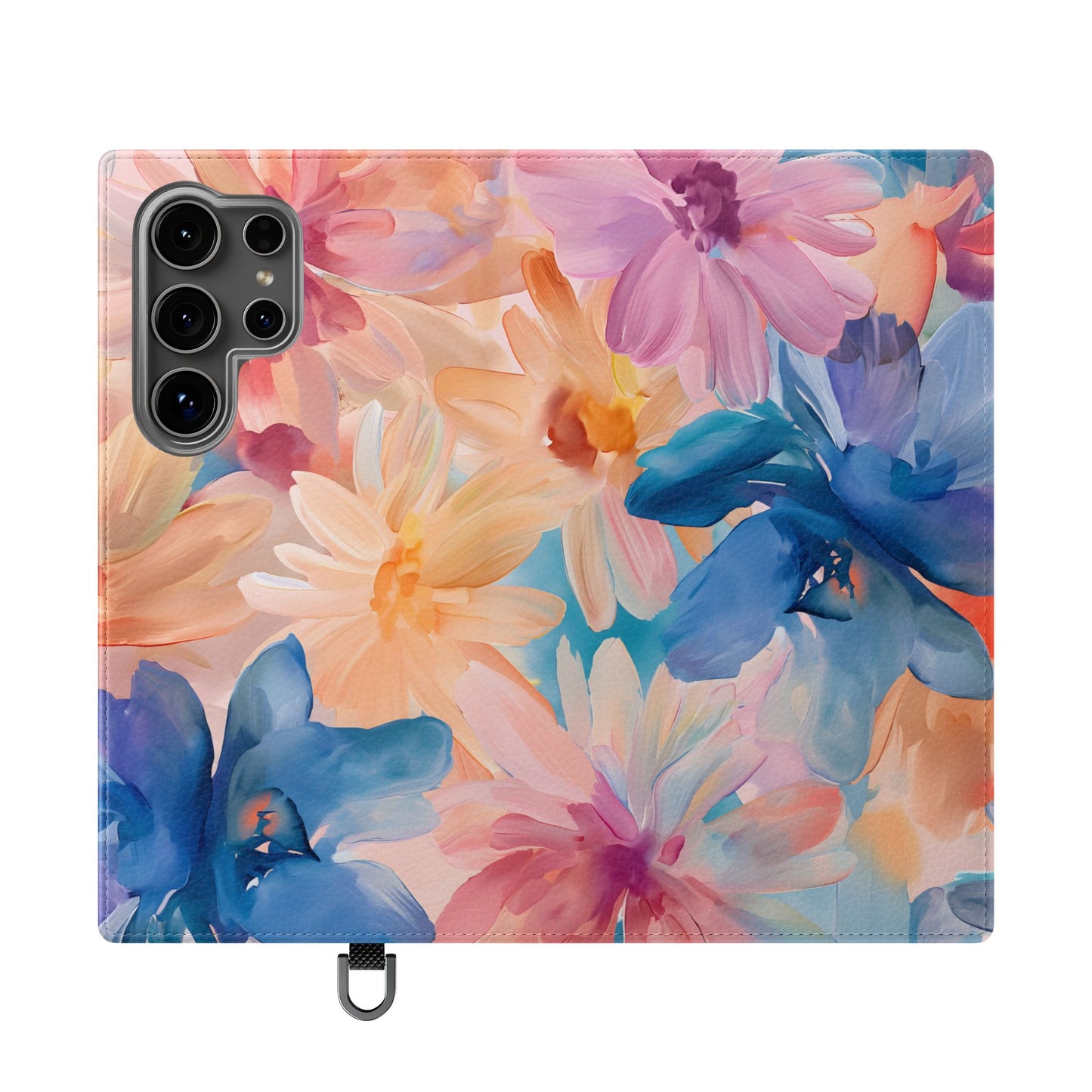 Radiant Bloom – Vegan Leather Wallet Samsung Case