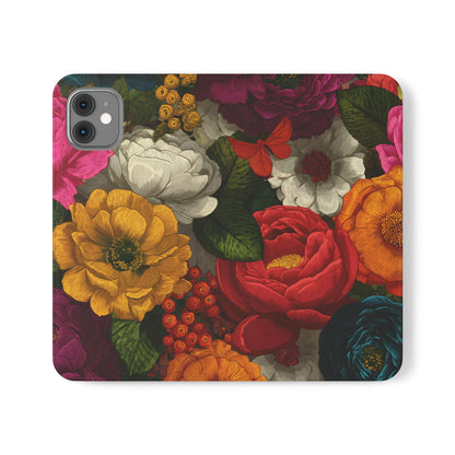 Midnight Bloom – iPhone Wallet Case