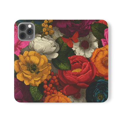Midnight Bloom – iPhone Wallet Case