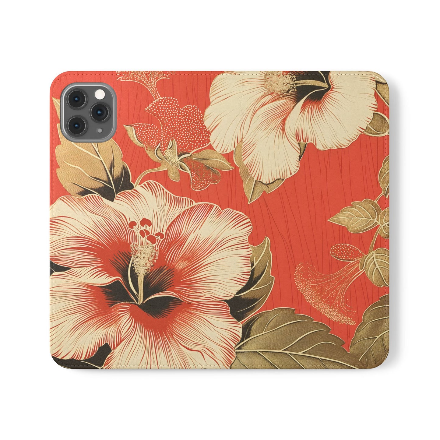 Golden Hibiscus – iPhone Wallet Case