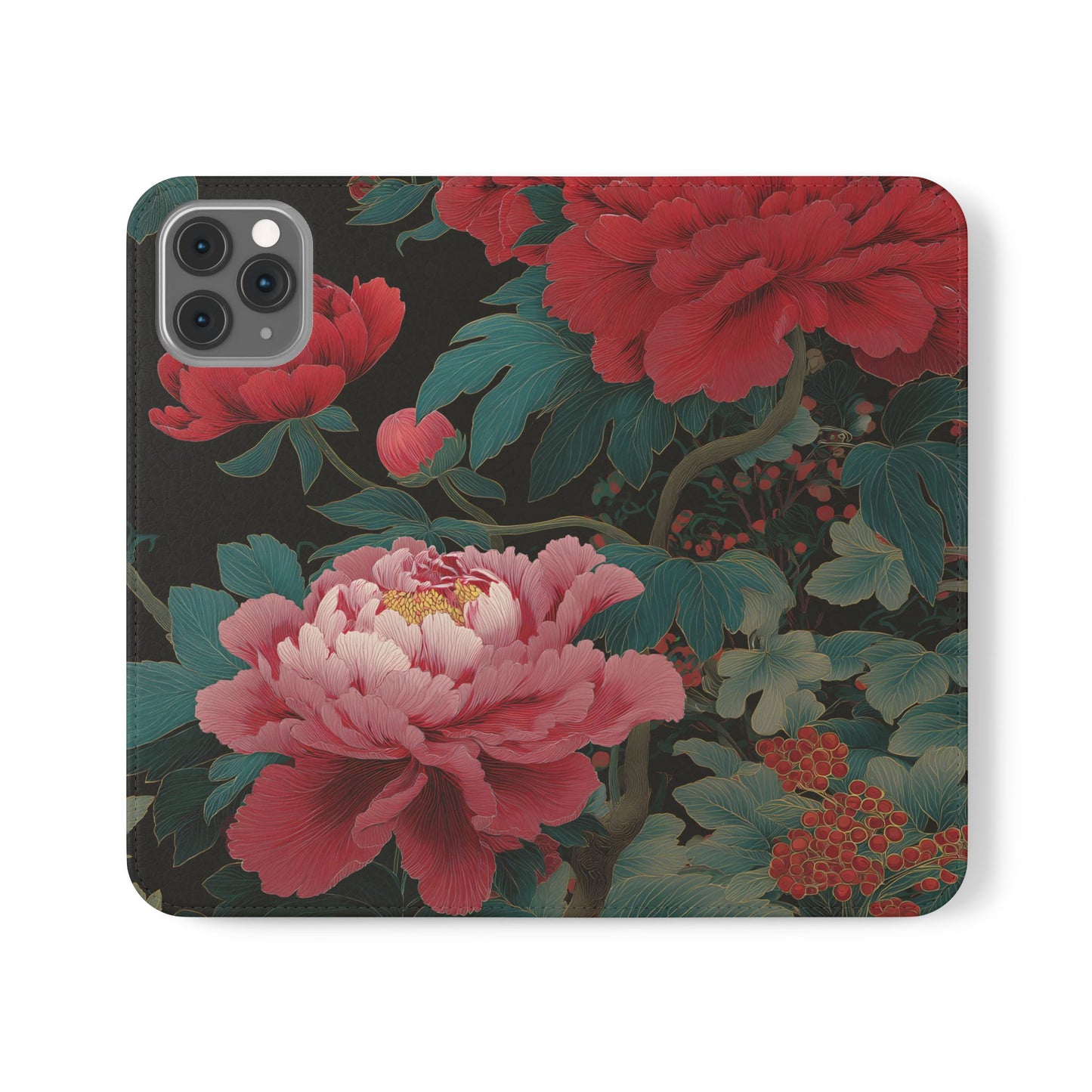 Blooming Peony – iPhone Wallet Case