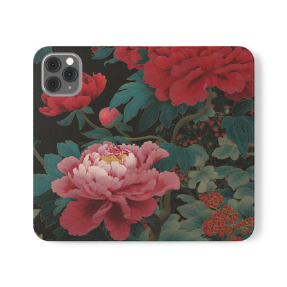 Blooming Peony – iPhone Wallet Case