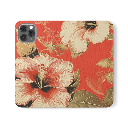 Golden Hibiscus – iPhone Wallet Case