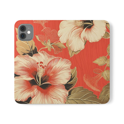 Golden Hibiscus – iPhone Wallet Case