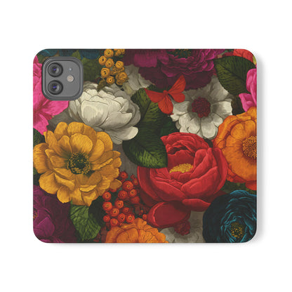 Midnight Bloom – iPhone Wallet Case