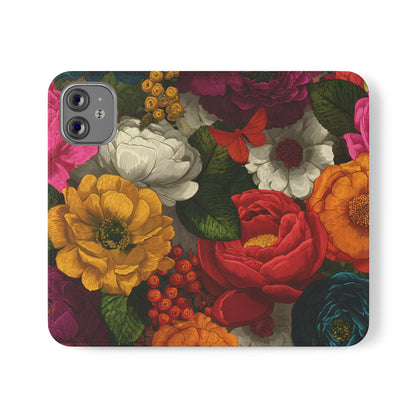 Midnight Bloom – iPhone Wallet Case