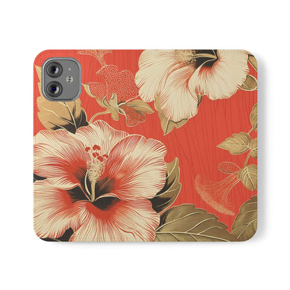 Golden Hibiscus – iPhone Wallet Case
