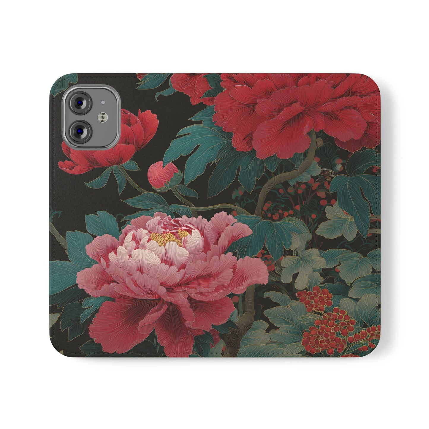Blooming Peony – iPhone Wallet Case