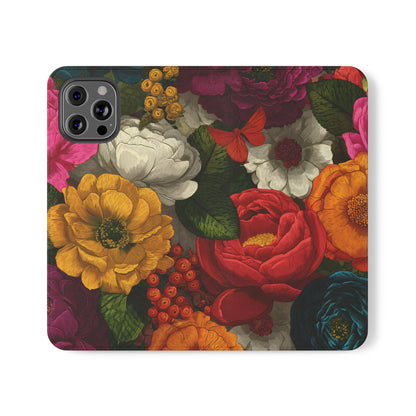 Midnight Bloom – iPhone Wallet Case