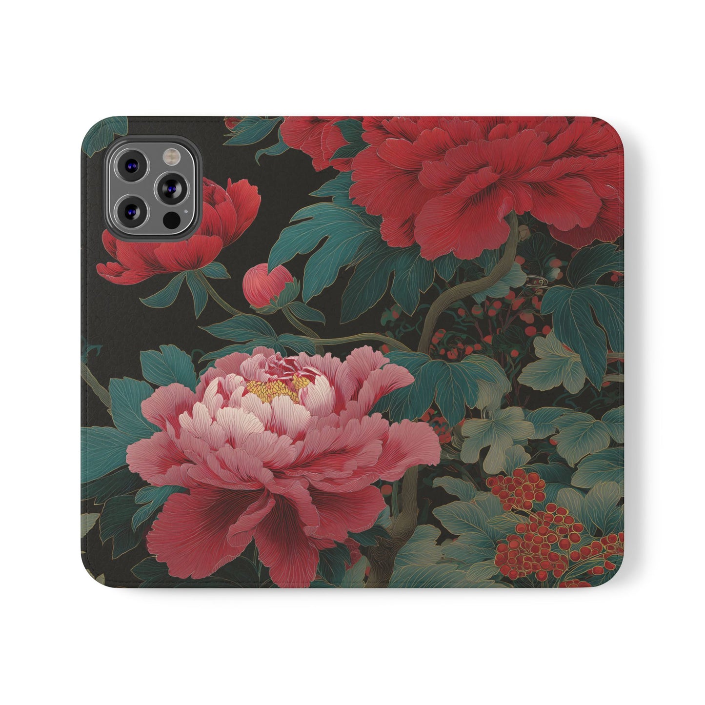 Blooming Peony – iPhone Wallet Case