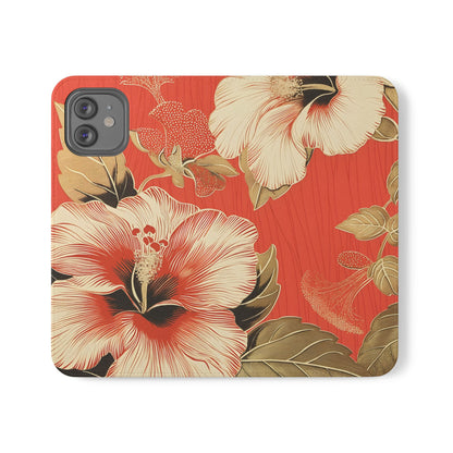 Golden Hibiscus – iPhone Wallet Case