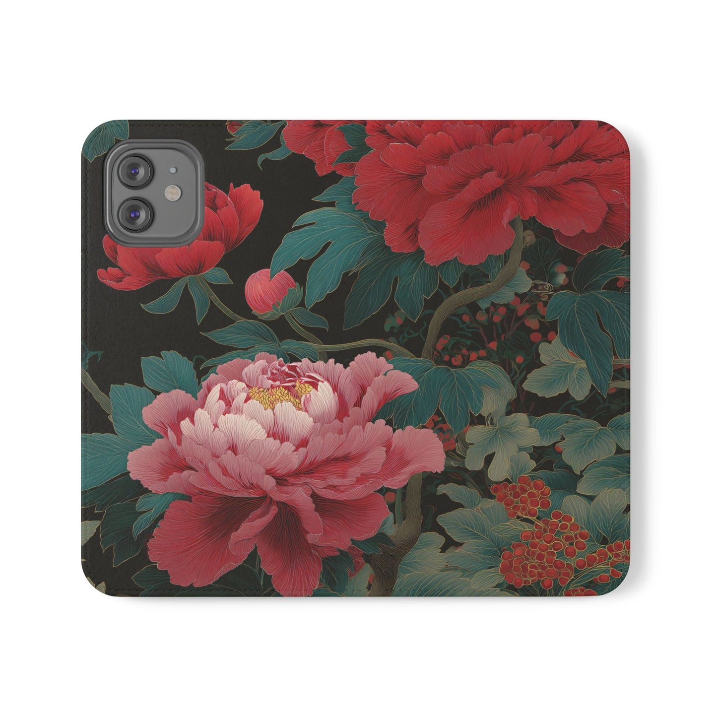 Blooming Peony – iPhone Wallet Case