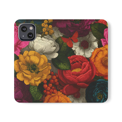 Midnight Bloom – iPhone Wallet Case