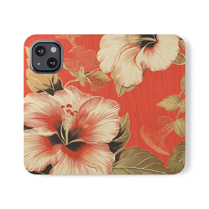 Golden Hibiscus – iPhone Wallet Case