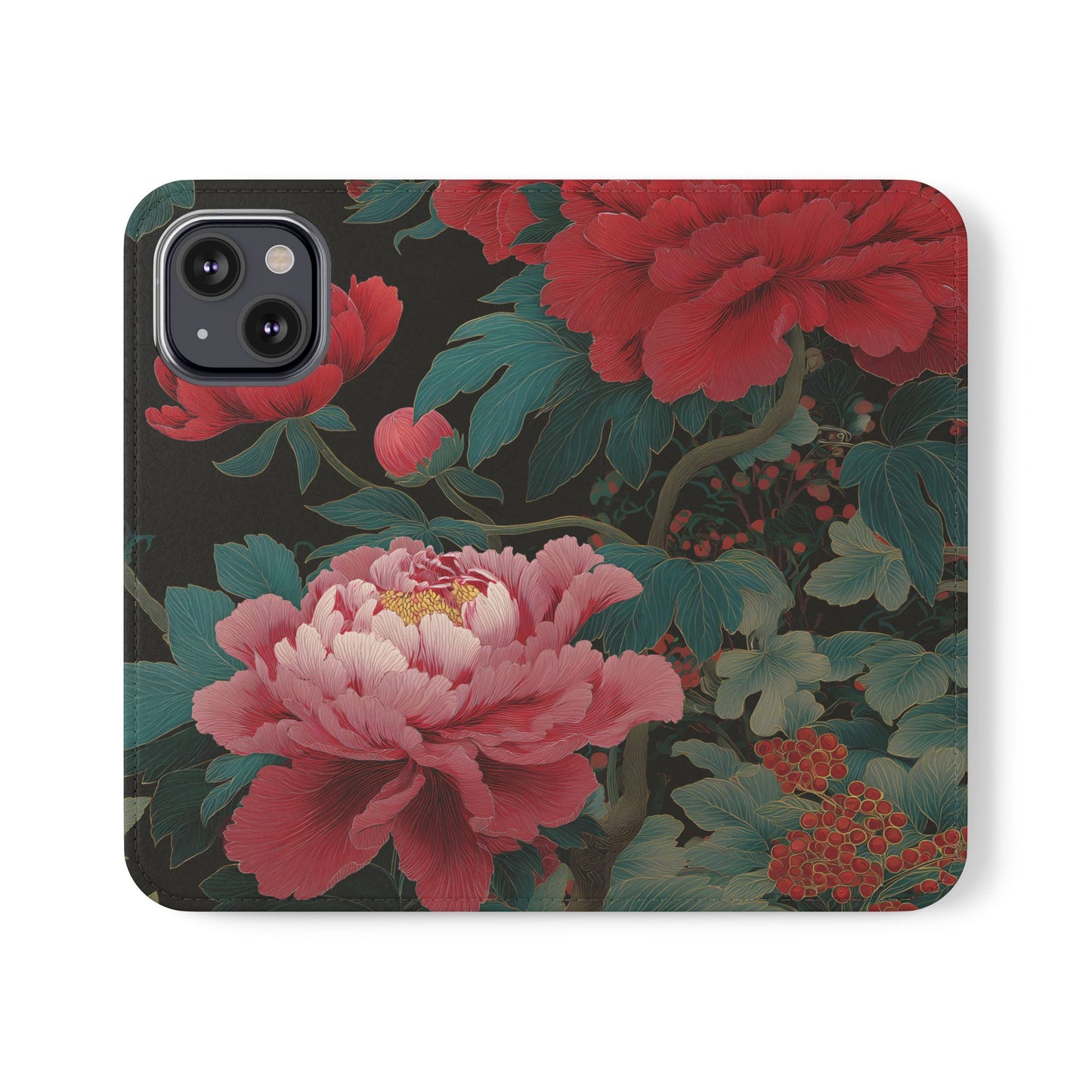 Blooming Peony – iPhone Wallet Case