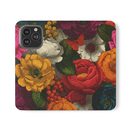 Midnight Bloom – iPhone Wallet Case