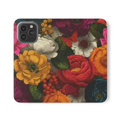 Midnight Bloom – iPhone Wallet Case