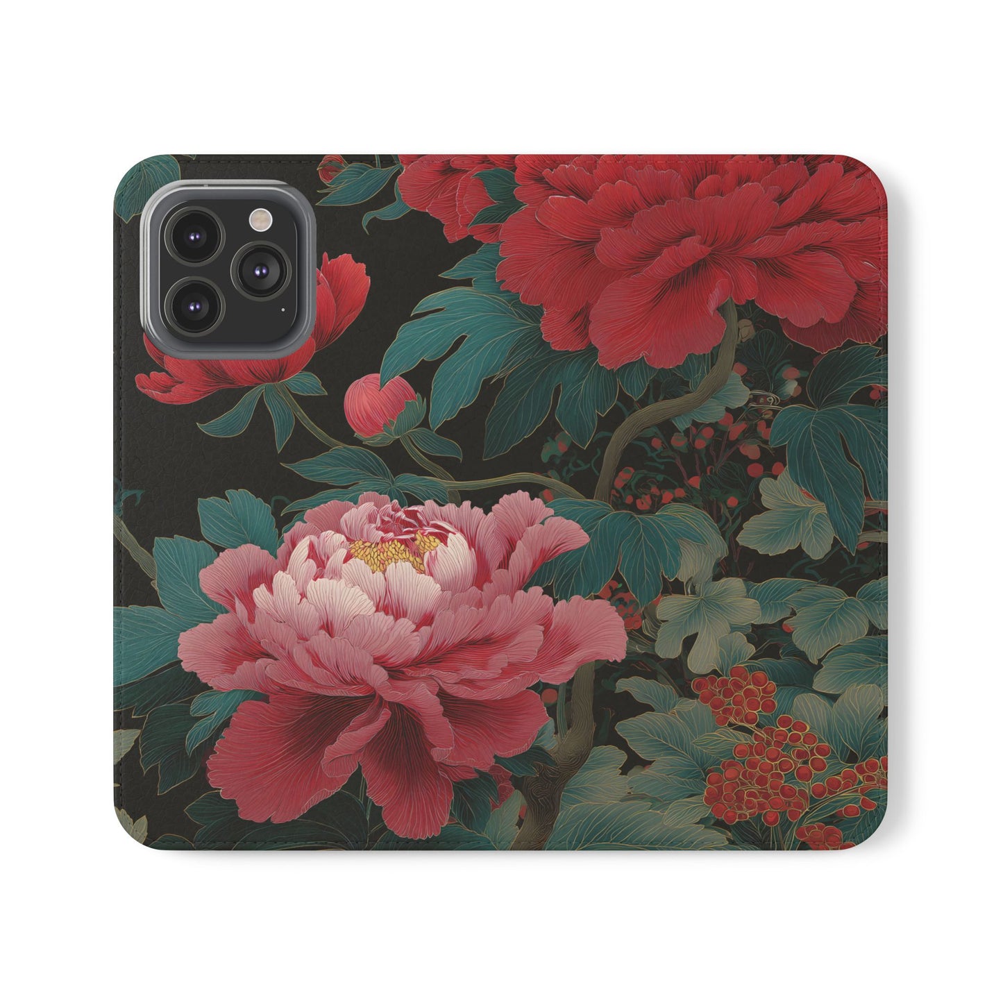 Blooming Peony – iPhone Wallet Case