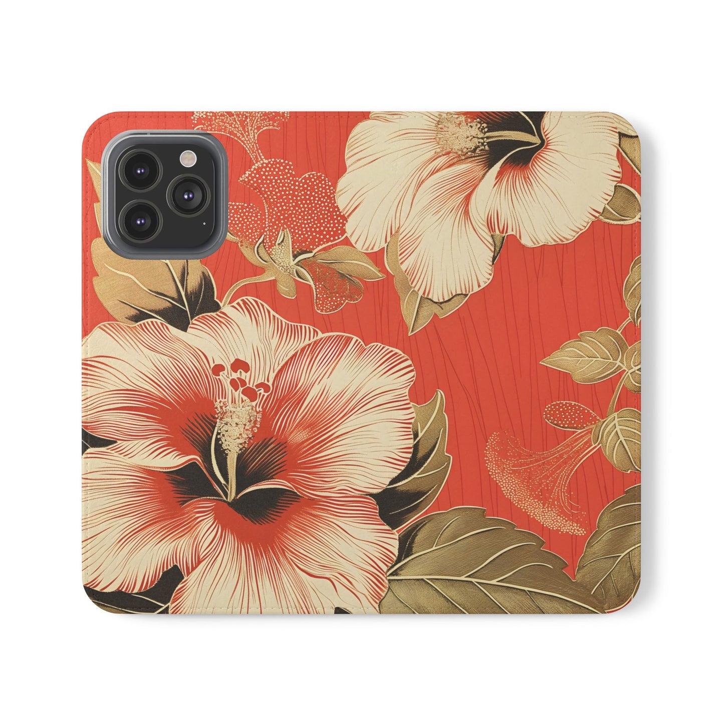 Golden Hibiscus – iPhone Wallet Case