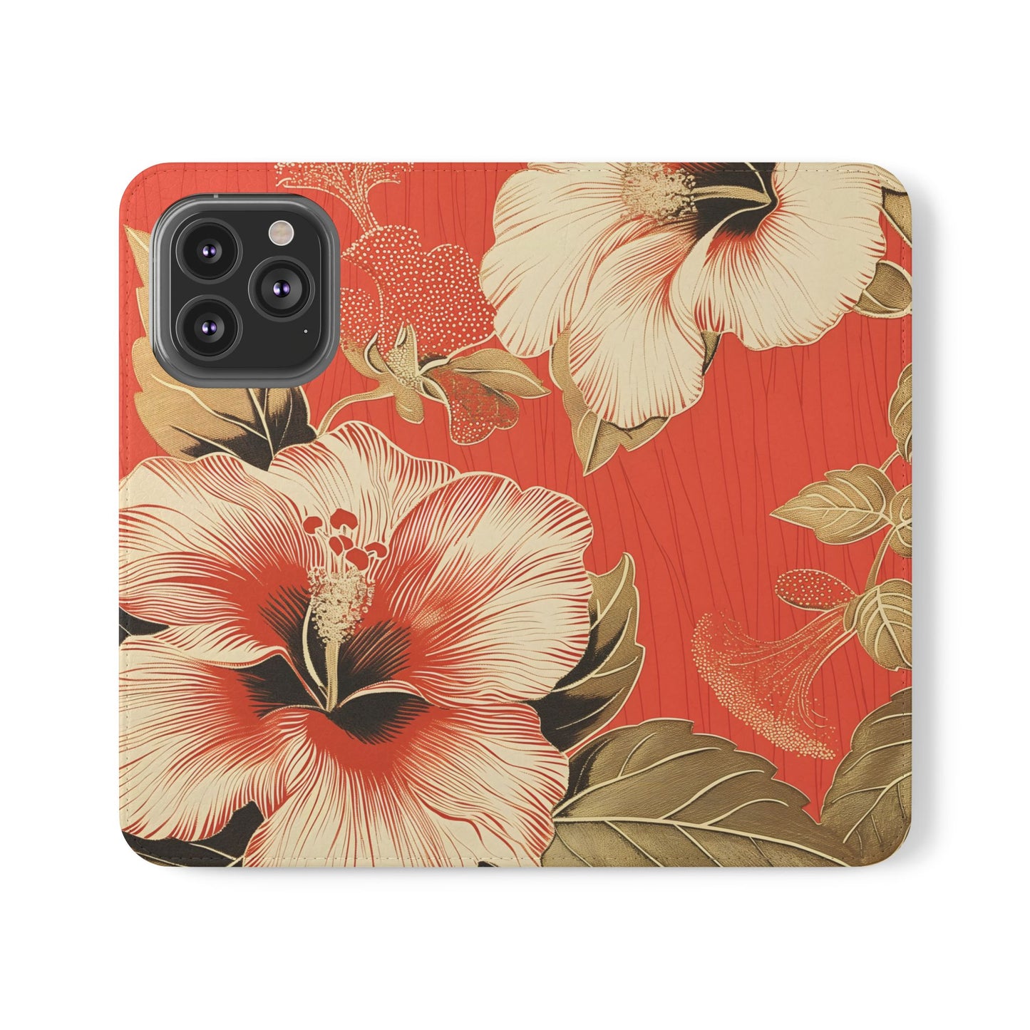 Golden Hibiscus – iPhone Wallet Case